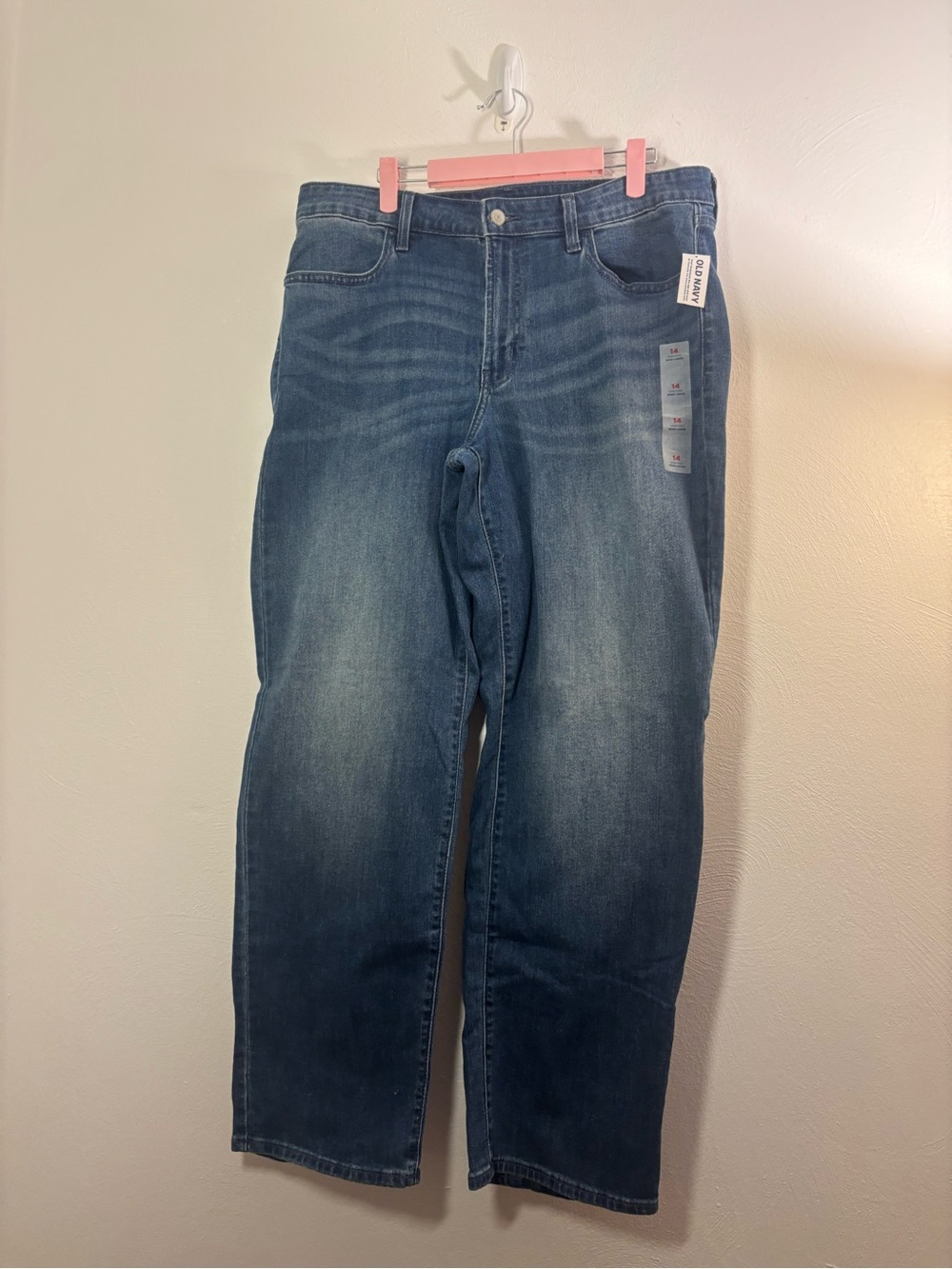Old Navy High-Rise Straight Loose Leg Jean Size 14